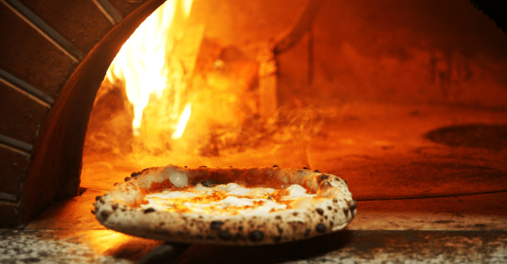 wood-fired Neapolitan -style pizza
