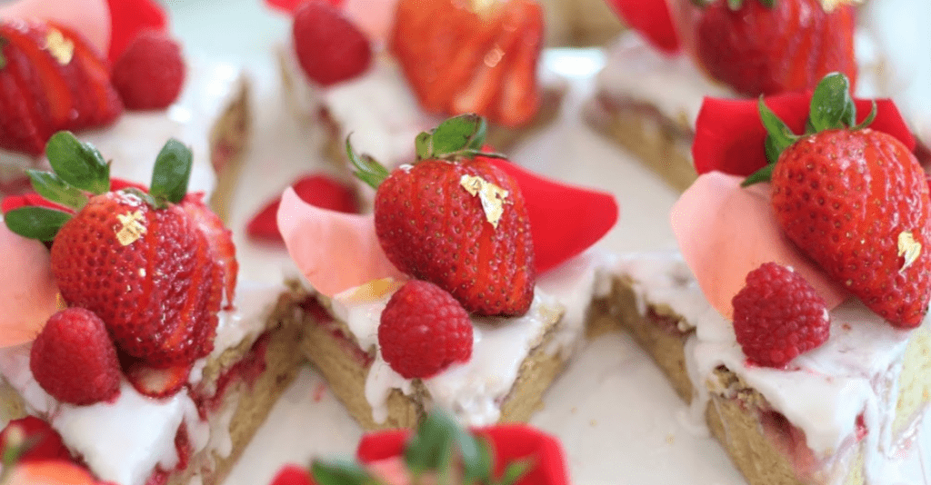 Strawberry scones at Extraordinary Desserts in San Diego